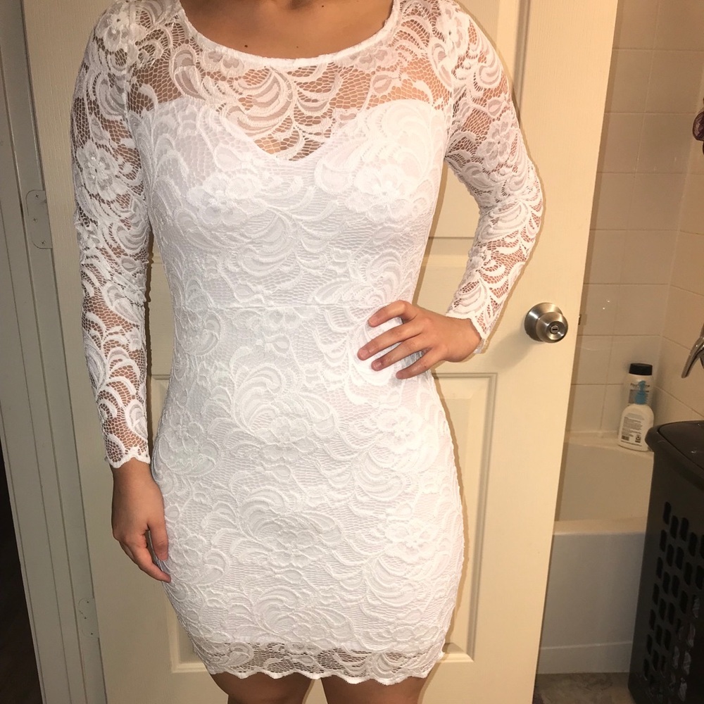 White Lace Dress